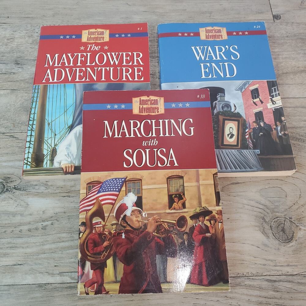 The American Adventure Series Lot Of 3 Colleen L. Reece Paperback # 1, 24, 33
